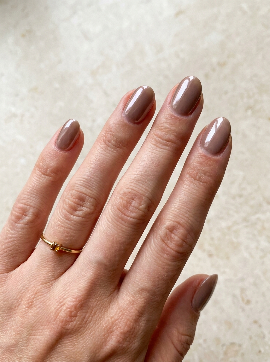 Rust Chrome Nails mit edlem Chrome-Schimmer für den Herbst 2026